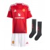 Manchester United Antony #21 Hemmatröja Barn 2024-25 Kortärmad (+ Korta byxor)